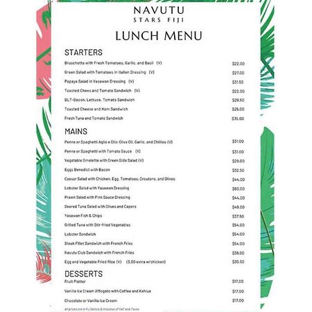 Navutu Stars Resort Matayalevu Экстерьер фото
